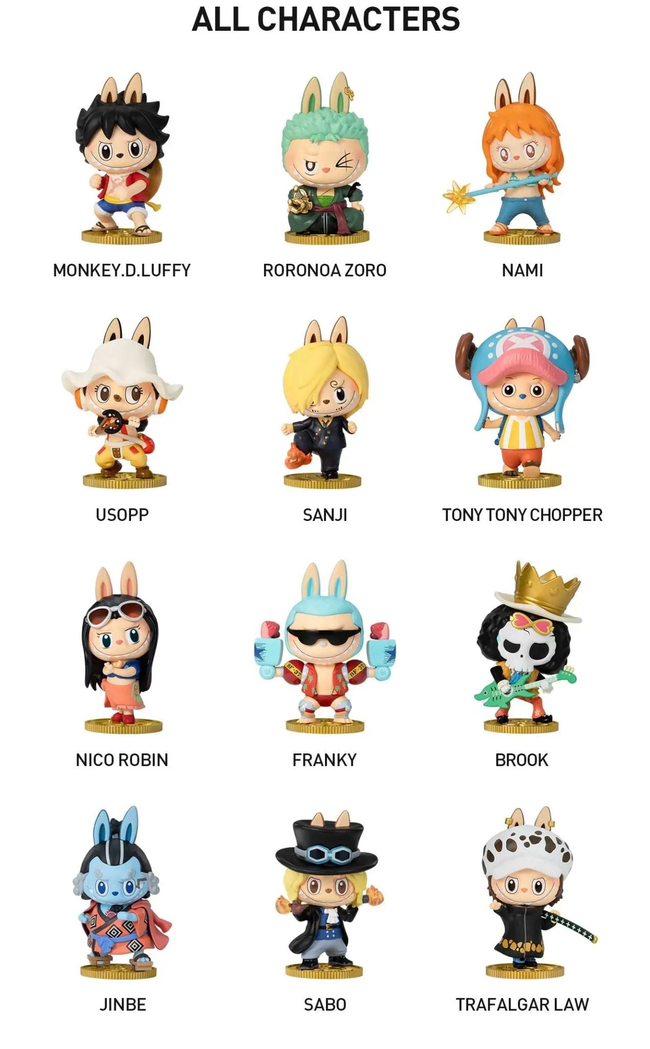 Labubu × One Piece Series - Blind Box